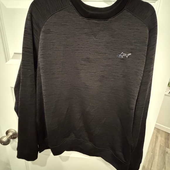 Greg Norman Collection Black Crewneck Sweater - Picture 1 of 4